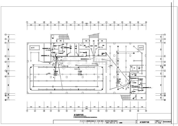 某地区医院某综合楼电气设计CAD设计图纸-图二
