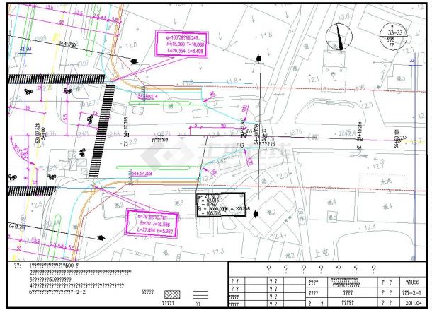 某地详细市政道路CAD整套设计图纸-图一