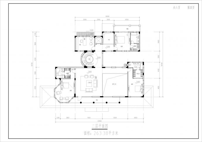 某地区详细别墅设计cad结构方案图纸_图1