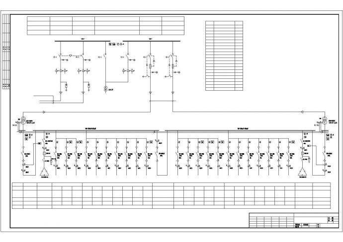 高层住宅楼详细电气CAD设计图纸_图1