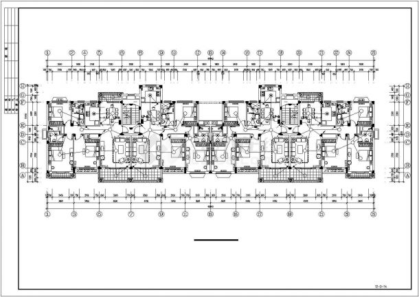 某地住宅楼建筑CAD电气图纸全套-图二