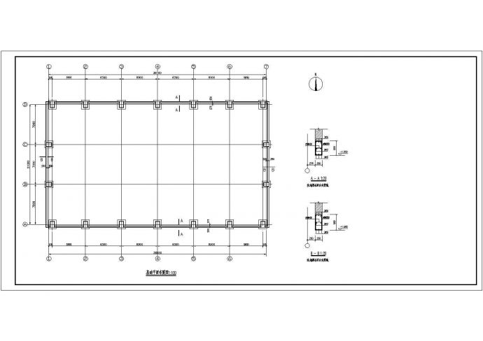 某城市轻型钢结构厂房结构设计图纸_图1