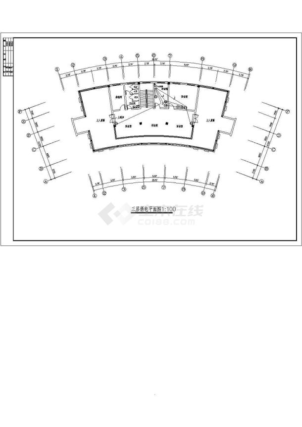 某会所建筑全套电气设计施工平面图-图二