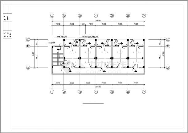 某加油站电气设计施工平面CAD图-图二