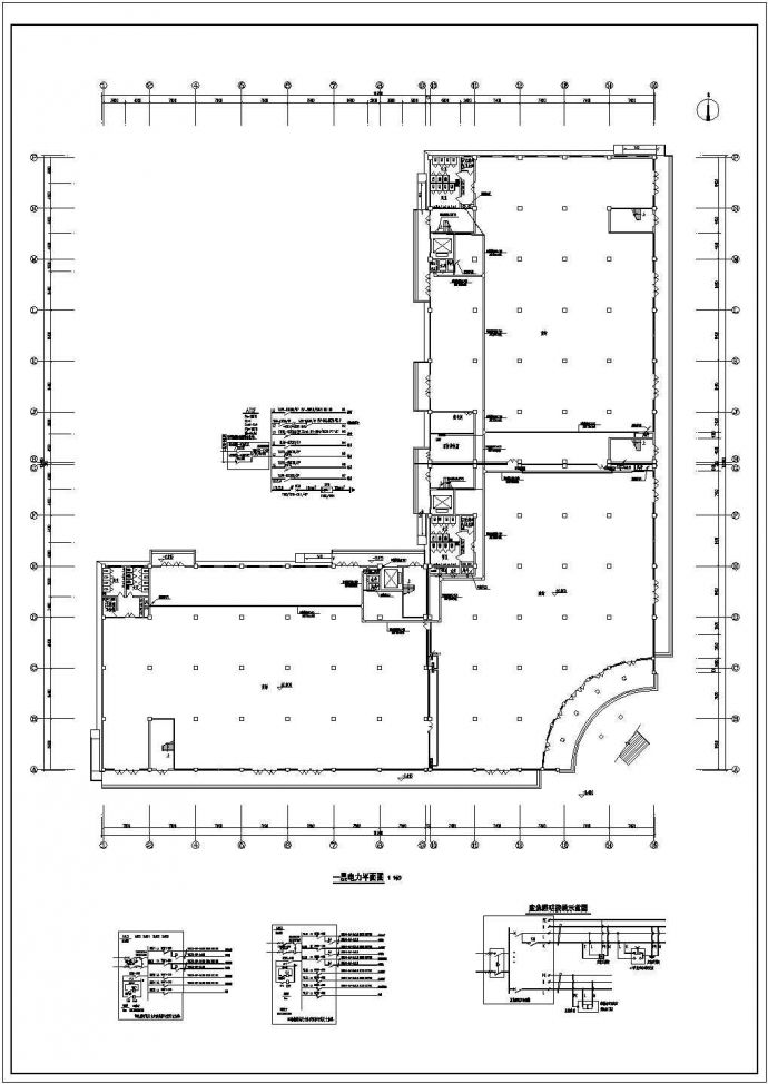 某地区二层建材商场全套建筑施工图_图1