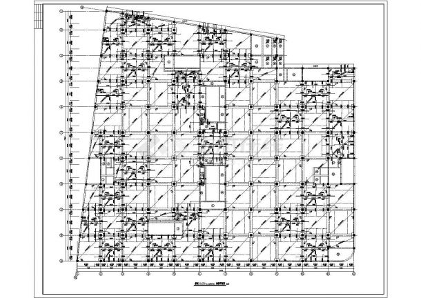 某地区现浇空心楼板高层建筑施工图（全套）-图二