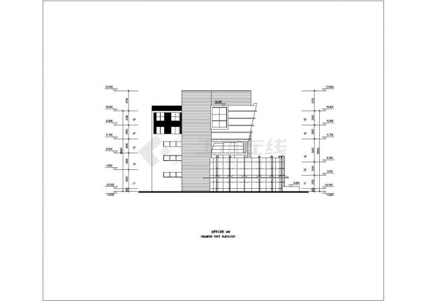 某五层高档欧式会所建筑设计方案图-图二