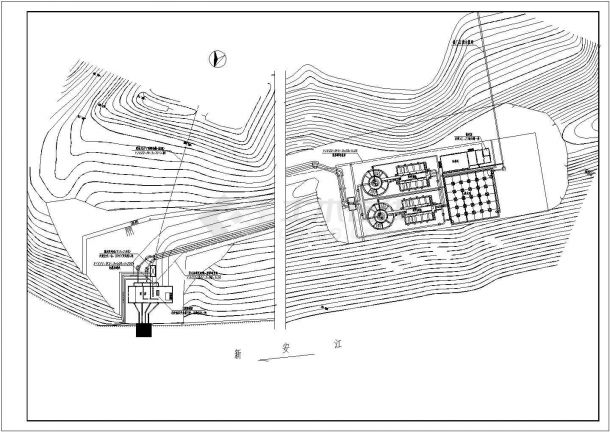 某地区某公共建筑电气方案CAD设计图纸-图二