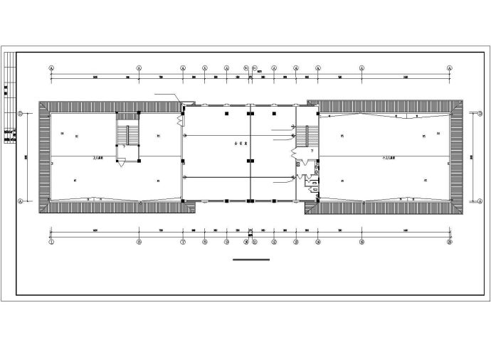 某地区某单位电气建筑布线CAD设计图纸_图1
