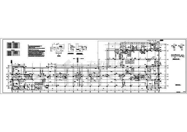 某城市地铁主体内部建筑图纸（CAD）-图二