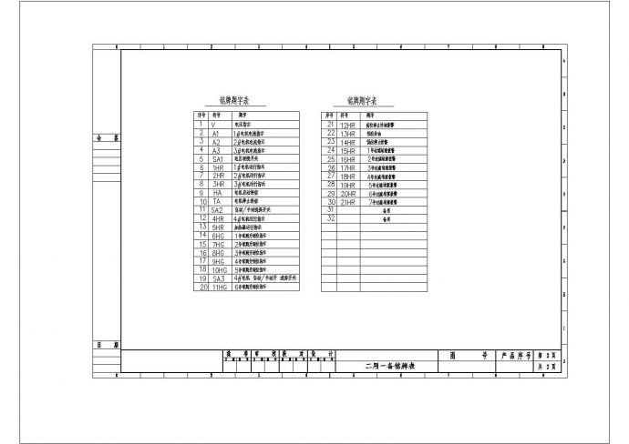 某地区伦渠液压站2000版CAD设计图纸_图1