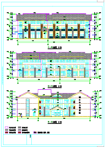 某地框架结构敬老院建筑设计施工图