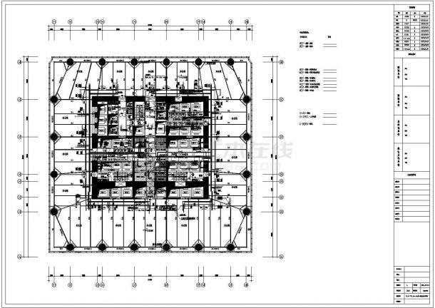 机电工程深化设计制图模板（CAD）-图二