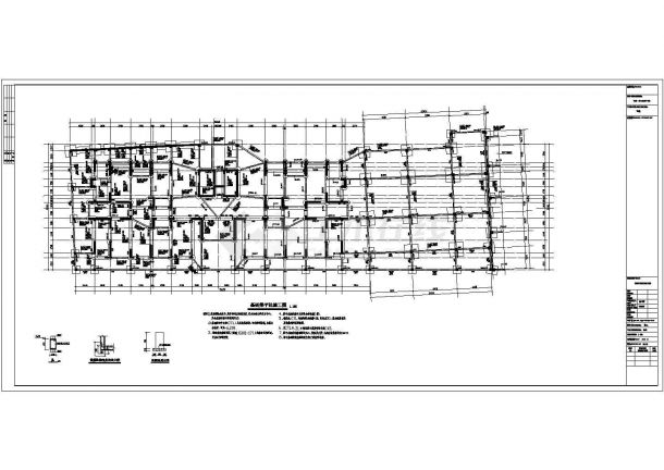 某地剪力墙结构高层住宅楼结构设计施工图-图二