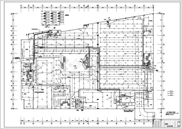 某建材商场建筑全套详细电气设计图-图二