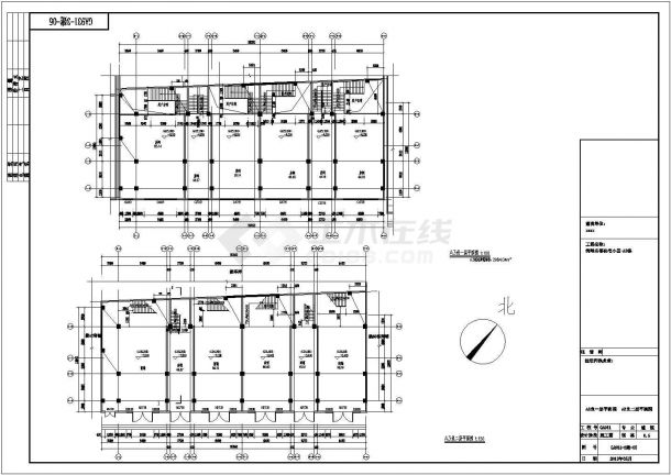 某6层框架结构住宅楼建筑设计施工图-图二