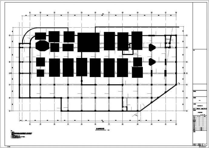 某26层高层框架结构办公楼建筑结构设计施工图_图1