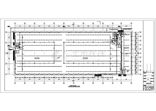 某地3层钢结构丙类厂房车间电气设计施工图-图一