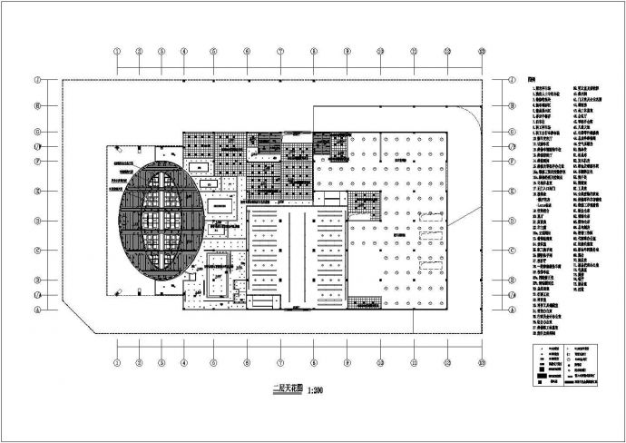 某地二层汽车展厅建筑电气设计施工图_图1