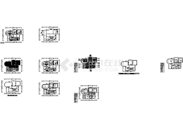 某望海别墅建筑方案设计图-图一