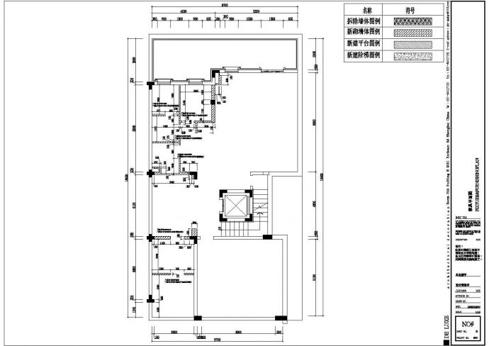 两层小别墅装修设计施工图（比较详细）_图1