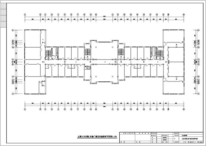 某办公及教学楼电气报建设计平面图_图1