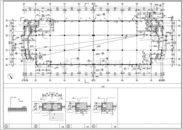 最新某中标厂房全套建筑设计施工图纸-图一