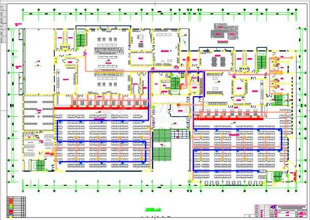 某智能化校园工程综合布线CAD设计图-图二