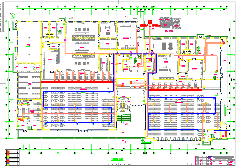 某智能化校园工程综合布线CAD设计图