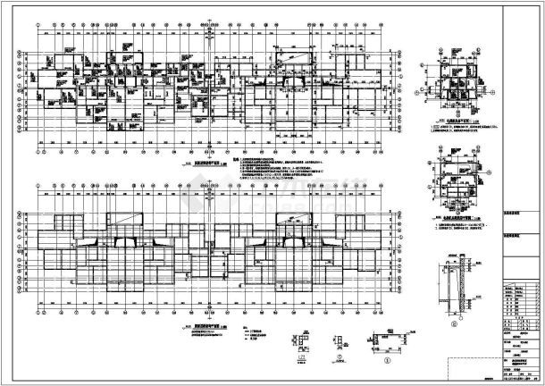 某30层剪力墙结构高层住宅楼结构cad设计施工图-图一