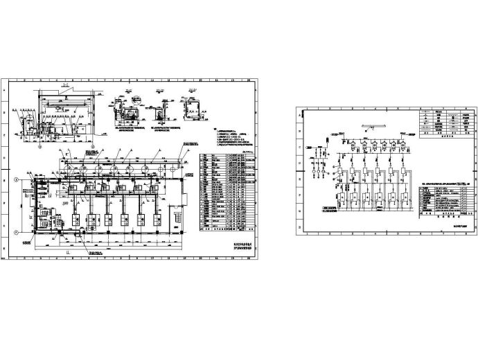 压缩机房系统及布置详图cad图_图1