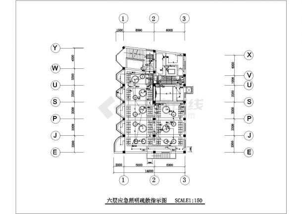 某地七层休闲会所建筑电气设计施工图-图二