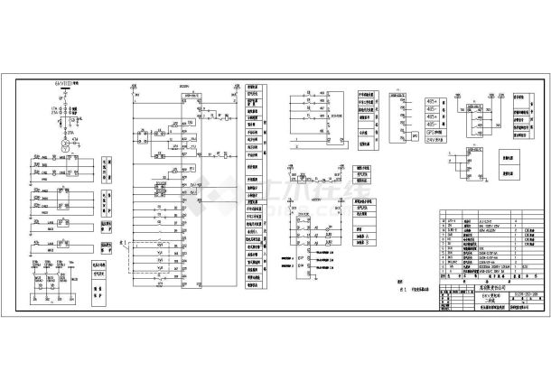 某地区6kv变电站二次线CAD设计图纸-图二