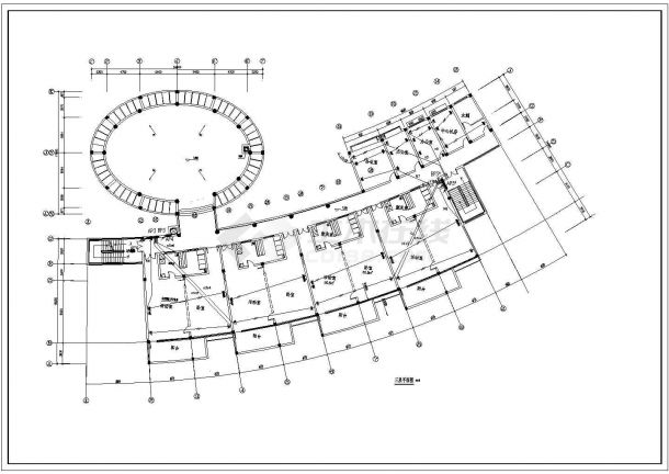 某地三层幼儿园建筑设计规划施工图-图二