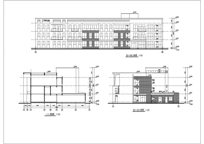 某地三层幼儿园建筑设计方案施工图_图1