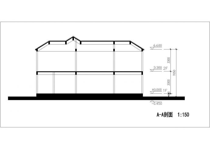 带车库舒适二层自建别墅详细建筑设计图_图1