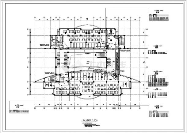 某地区学校建筑电气设计施工CAD图-图二