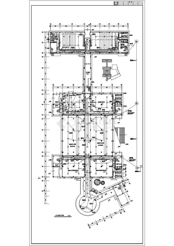 某学校教室及工作室电气设计施工详图-图一