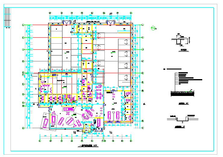 最新福特4S店全套建筑结构设计施工图