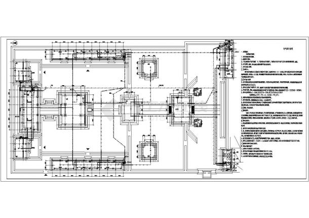 仿古寺庙电气设计图纸（标注详细）-图一