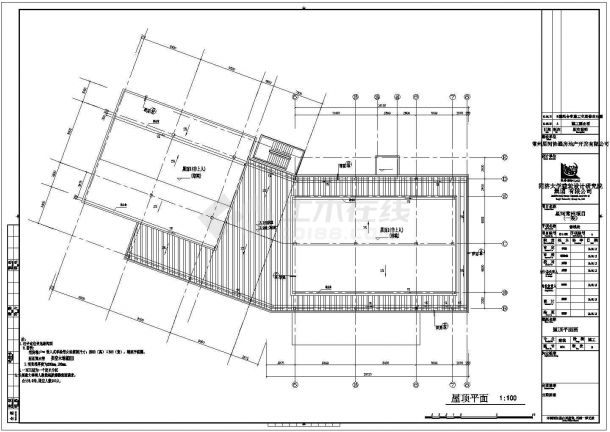 【3层】建筑面积1978平钢框架结构售楼处建筑设计图纸（含设计说明）-图二