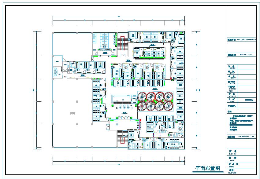 长41.75米宽37.4米完整咖啡店装修设计CAD施工图