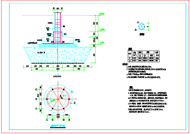 非常实用的一整套古建筑圆亭建筑CAD设计施工图_图1