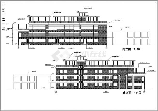 某地区三层幼儿园建筑设计方案施工图-图二