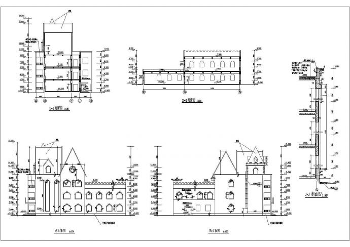 某三层幼儿园教学综合楼建筑施工图_图1