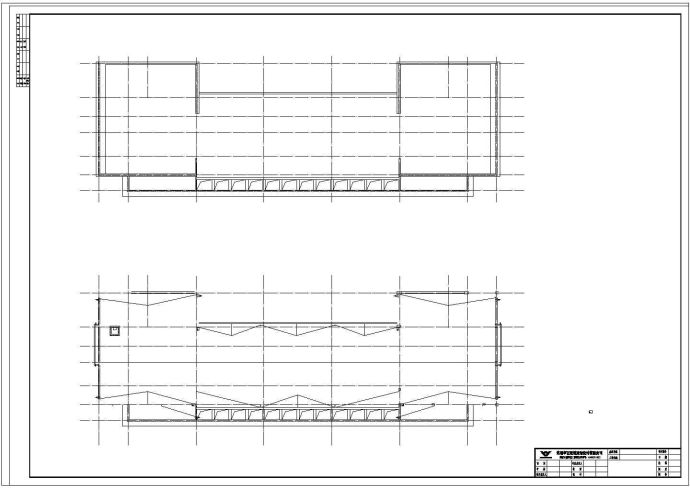 四层框架结构实验小学教学楼建筑设计cad施工图_图1
