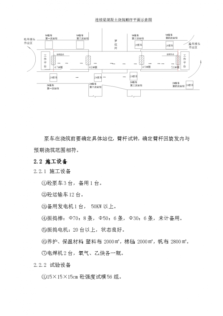 罗纹河连续梁浇筑施工经验总结-图二