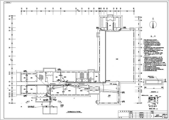 某地区新建教学楼电气设计CAD施工图_图1