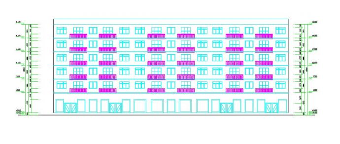 3463平米六层临街商住楼全套建筑结构施工图（含计算书、施工组织设计）_图1