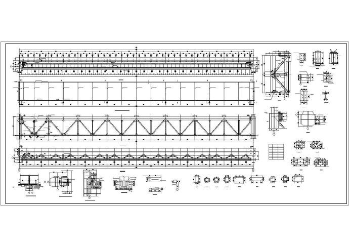 50t吊车梁详细CAD设计结构施工图纸_图1